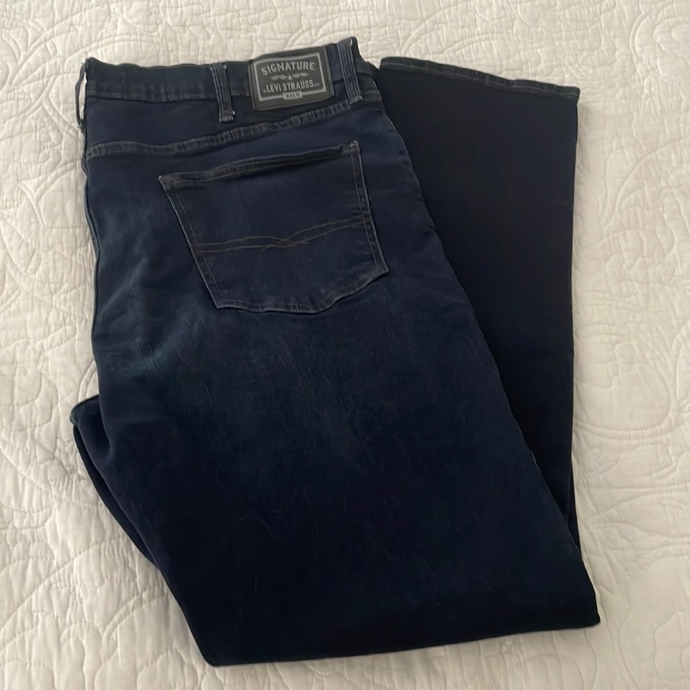 Deep Blue Signature Levi Strauss Gold Slim Fit 40 X 32